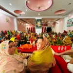 INLD women wing state in-charge Sunaina and women state president Tanuja reached Dadri.