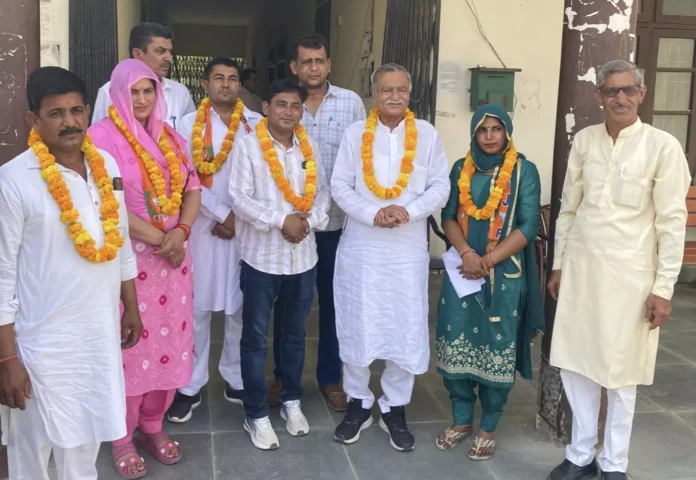 Sirsa News : ऐलनाबाद पंचायत समिति के चुनावों में फिर से भाजपा की कविता अध्यक्ष व सुनीता उपाध्यक्ष बनी
