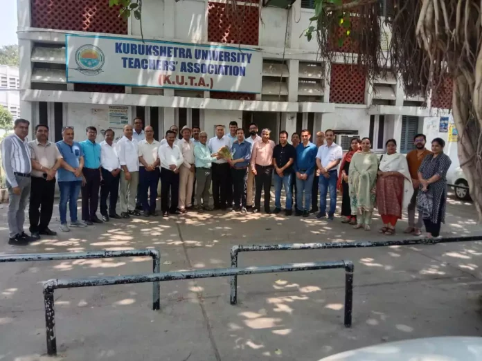 KUTA honoured senior Prof. Dilip Kumar on his retirement