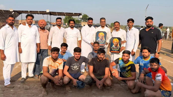 Kabaddi tournament organized in Antala in memory of Baburam wrestler
