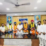 Kuljit Singh Randhawa inducted four new members into the party from Ward No. 13 Dhakoli at Zirakpur sub-office