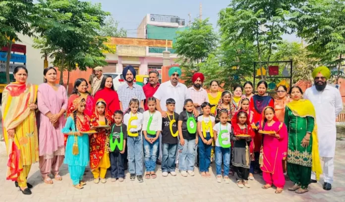 MLA Randhawa inaugurated new development works worth Rs 73.58 lakh in 04 different schools and dedicated them to the students