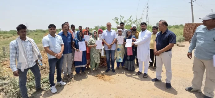 MLA Sunil Sangwan distributed plot allotment letters to 708 eligible beneficiaries