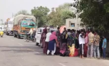 Jind News : पेयजल समस्या को लेकर नरवाना-टोहाना मार्ग पर लगाया जाम