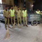 Night cleaning campaign started, night cleaning campaign was carried out in Baltana Ramlila Ground and Neelkanth Society