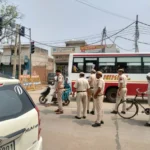 Police security has been increased at all police checkpoints in Charkhi Dadri city