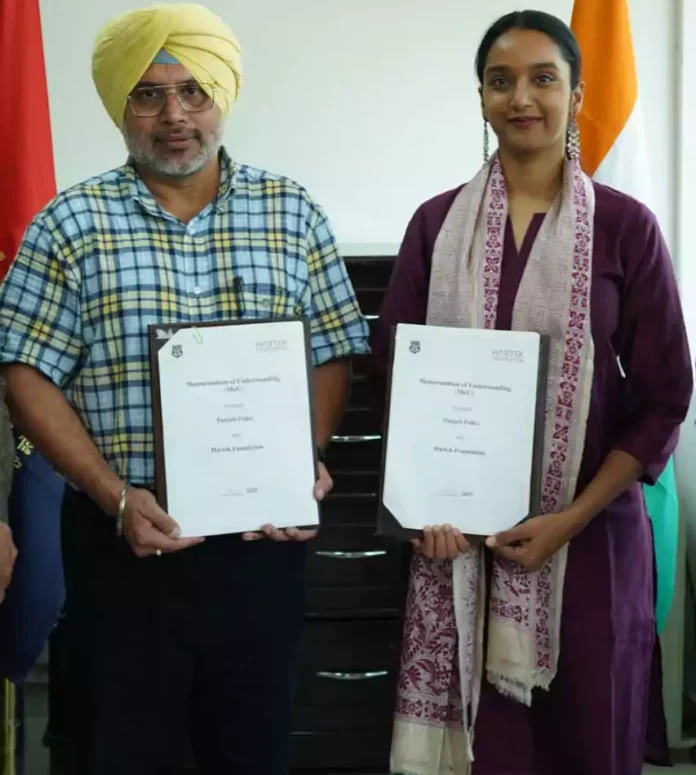 Punjab Police and Hartek Foundation sign MoU to promote gender-sensitive road safety