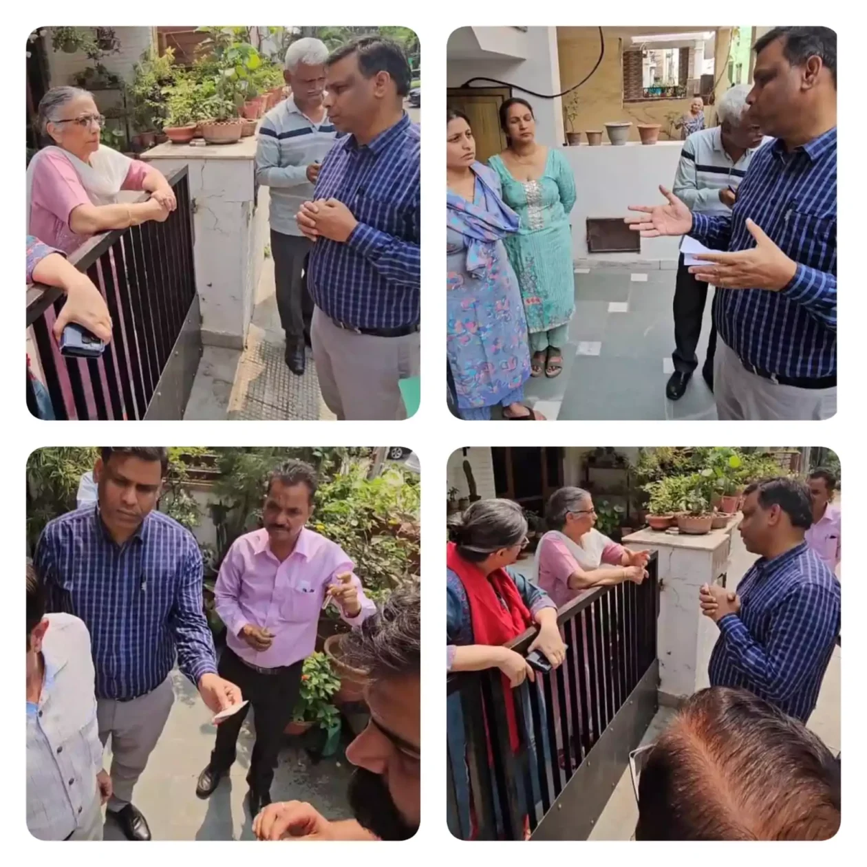 Review of Manimajra 24x7 water supply project Commissioner Amit Kumar, Chief Engineer Sanjay Arora team inspected Manimajra