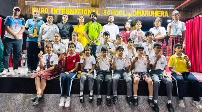 Rishi World School became the winner in the district level chess competition