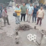 The drainage system of ward number 3 was cleaned