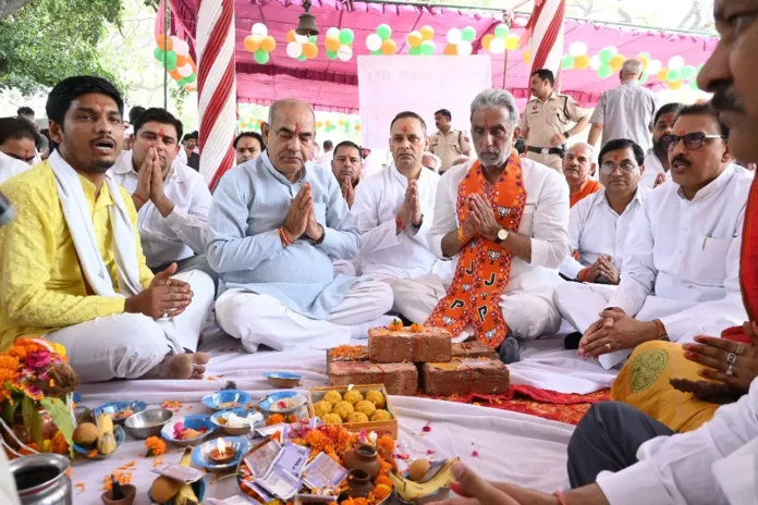 The motto of Modi government is development and good governance Krishna Pal Gurjar Faridabad News : मोदी सरकार का मूलमंत्र है विकास और सुशासन : कृष्ण पाल गुर्जर