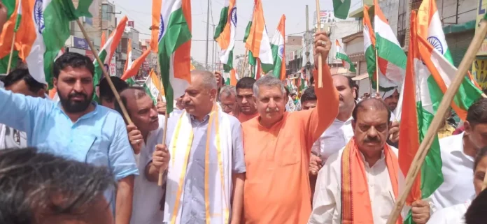 Tiranga Yatra started in honor of Indian soldiers on the success of Operation Sindoor