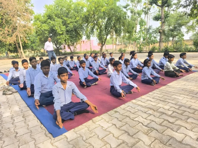 Yoga-dhyan-meditation is helpful in the all-round development of children Suresh