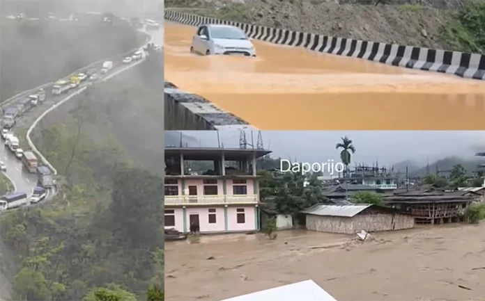 Arunachal: प्रदेश के कई जिलों में अचानक बाढ़ और भूस्खलन से जनजीवन बुरी तरह प्रभावित