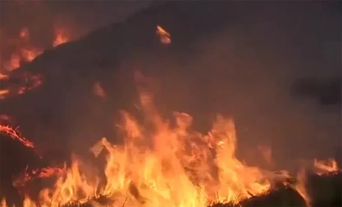 J-K Massive Fire