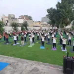 Bhiwani News : 11 हरियाणा बटालियन एनसीसी द्वारा वैश्य महाविद्यालय में योग शिविर का आयोजन