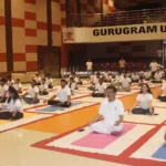 Gurugram News : गुरुग्राम यूनिवर्सिटी में मनाया 11वां अंतर्राष्ट्रीय योग दिवस