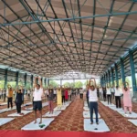 11th International Yoga Day, final rehearsal held on Friday, hundreds of people participated