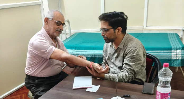 133 patients were screened in the camp