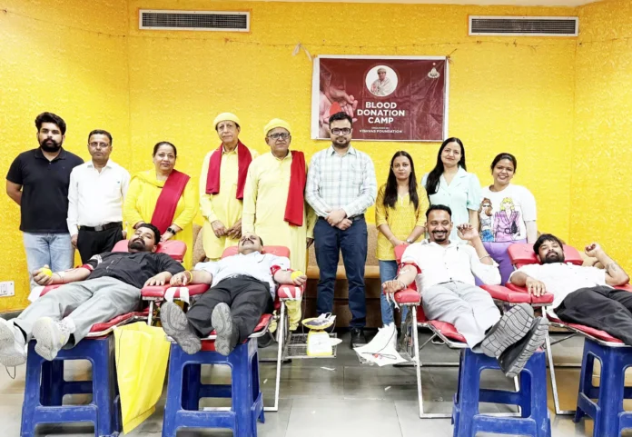 51 employees donated blood in HSIIDC Sector-6 Panchkula
