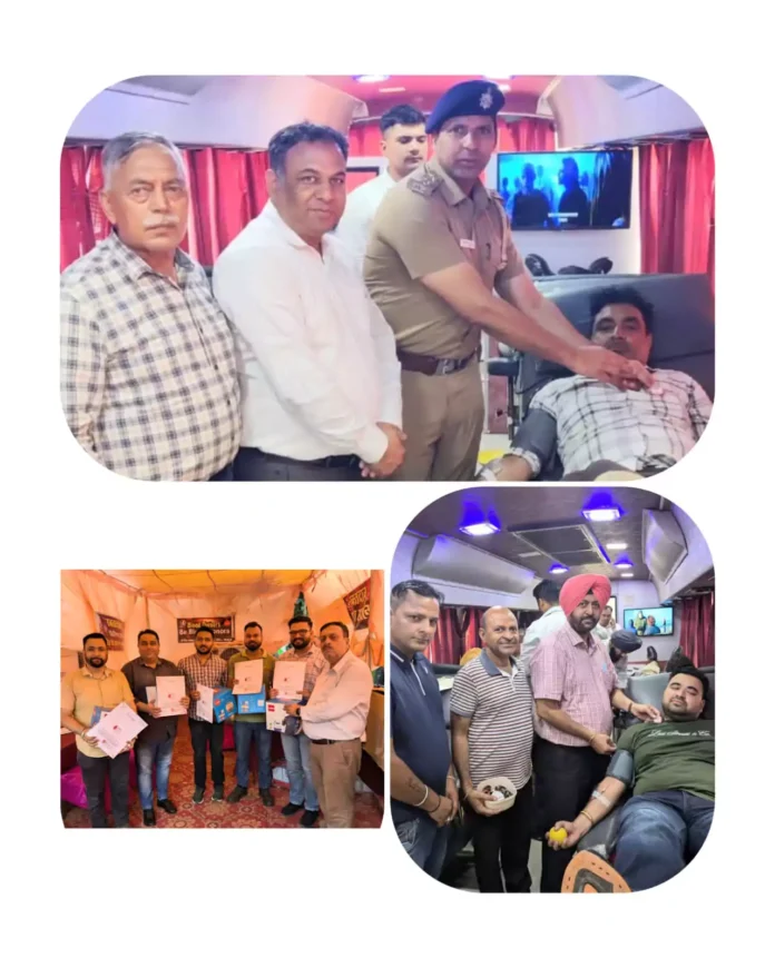 89 people donated blood in the industrial area