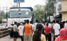 Gurugram News : नागरिक अस्पताल सेक्टर-10 के पास डंपर ने साइकिल सवार को कुचला