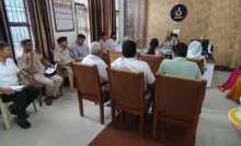 A meeting was organised with the Police Public Coordination Committee to curb crime by strengthening cooperation between the public and the police