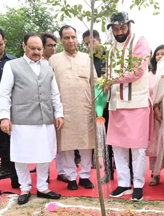 A tree in the name of mother is a symbol of compassion, culture and service Mohan Lal Baroli Gurugram News : एक पेड़ मां के नाम संवेदना, संस्कार और सेवा का प्रतीक : मोहन लाल बड़ौली