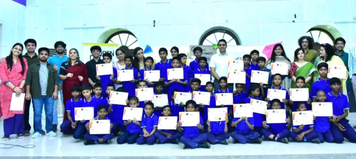 An initiative to instill confidence in children from socially weaker sections through art Gurugram News : सामाजिक रूप से कमजोर वर्ग के बच्चों मेें कला के माध्यम से आत्मविश्वास पैदा करने की पहल