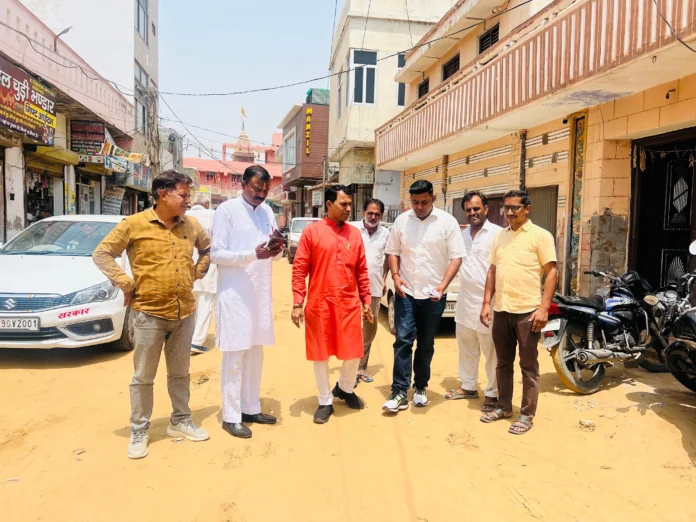 Another step towards the development of Dadri, Nagar Panchayat Chairman inaugurated two roads