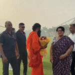 Kurukshetra News: अंतरराष्ट्रीय योग दिवस समारोह की तैयारी के लिए कुरुक्षेत्र पहुंचे स्वामी रामदेव