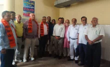 Bharat Vikas Parishad installed water cooler in civill hospital