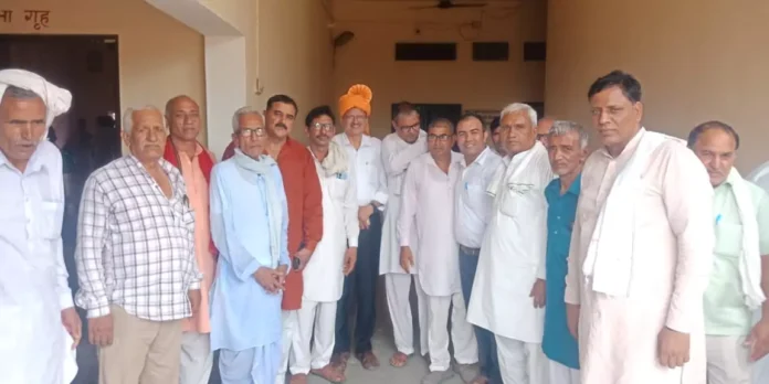 Brahmin Sabha felicitated Sindolia Khap president