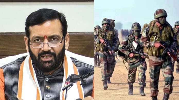 Haryana News: युद्ध में शहीद हुए अग्निवीरों के परिजनों को 1 करोड़ रुपए देगी हरियाणा सरकार, अधिसूचना जारी Haryana News: युद्ध में शहीद हुए अग्निवीरों के परिजनों को 1 करोड़ रुपए देगी हरियाणा सरकार, अधिसूचना जारी