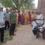 Despite the amount of 29 lakhs released for Kakadauli Sardara's Dhani Khatikan, the other party stopped the construction work, BDPO office maintained silence