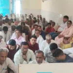 Emergency meeting of public health department employees at subdivision office