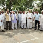 Farmers protested against not giving compensation for hailstorm, new conditions imposed on DAP purchase, sent a memorandum to CM