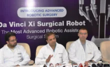 For the first time in Panchkula Advanced robotic technology launched at Alchemist Hospital