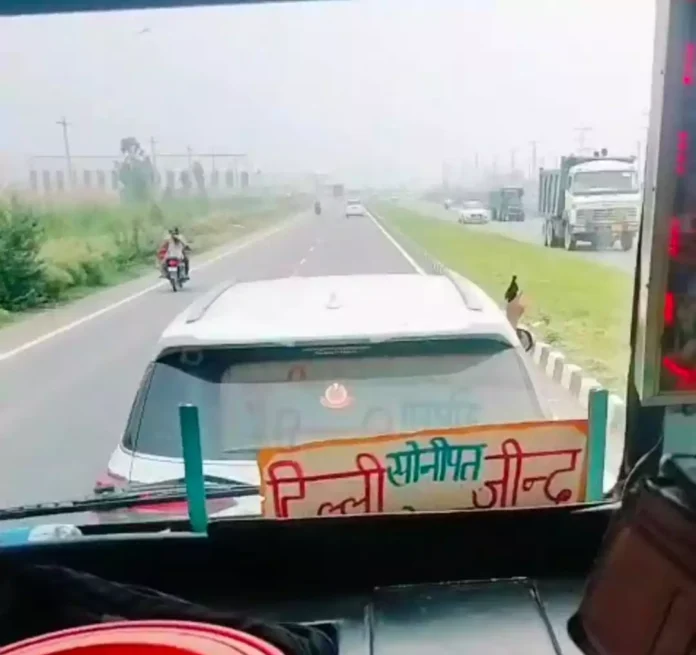 Jind News : रोडवेज डिपो की बस के आगे अड़ाई फाच्र्यूनर, हवा में पिस्तौल लहराई