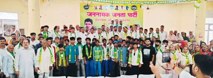 JJP started membership campaign in Gurugram Gurugram News : गुरुग्राम में जेजेपी ने शुरू किया सदस्यता अभियान
