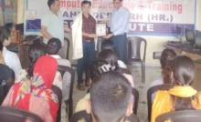 Mahendragrh News : निराला उद्घोषक सारस्वत सम्मान से नवाजे गए मनोज गौतम