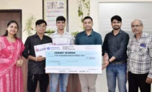 Faridabad News : मीडिया विभाग की डॉक्यूमेंट्री आशा की किरण को मिला द्वितीय पुरस्कार