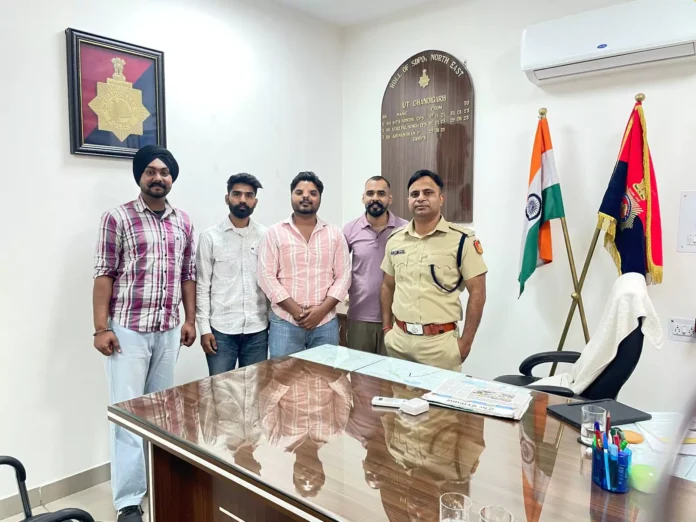 Meeting with DSP Vijay Kumar on Manimajra issues