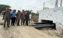 NDRF and Irrigation Department alert regarding flood management in Charkhi Dadri, conducted joint inspection of potential waterlogging areas