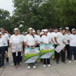 National Institute of Ayurveda, Panchkula successfully organized a walkathon to commemorate International Yoga Day