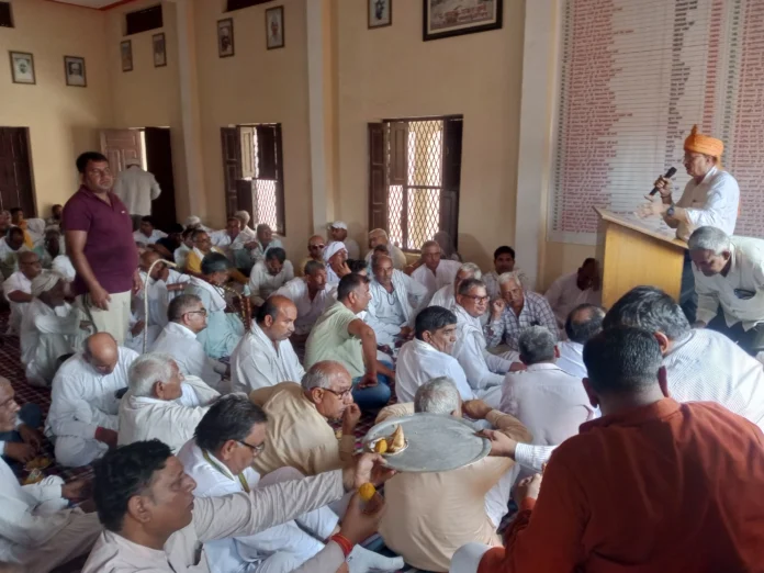 New faces were included in the first meeting chaired by retired Commandant Bajrang Sharma New faces were included in the first meeting chaired by retired Commandant Bajrang Sharma