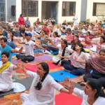 On the occasion of International Yoga Day, Art of Living Panipat Chapter organized a grand yoga program Kusum Dhiman