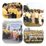 Over 450 participated in Vishwa Chakra Rally organised by Panjab University, in collaboration with Chandigarh Administration