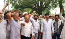 Panchayats and villagers of five villages raised slogans against the Union Minister