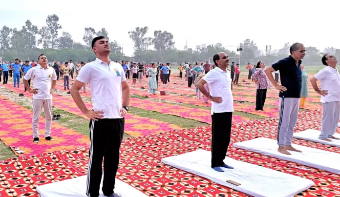 Jind News : अंतरराष्ट्रीय योग दिवस को लेकर हुई पायलट रिहर्सल